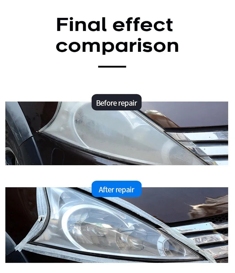 800ML Headlight Restoration Fluid – Professional Headlight Polishing &amp; Renewal Solution