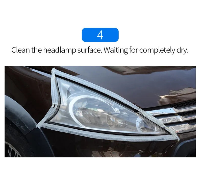 800ML Headlight Restoration Fluid – Professional Headlight Polishing &amp; Renewal Solution