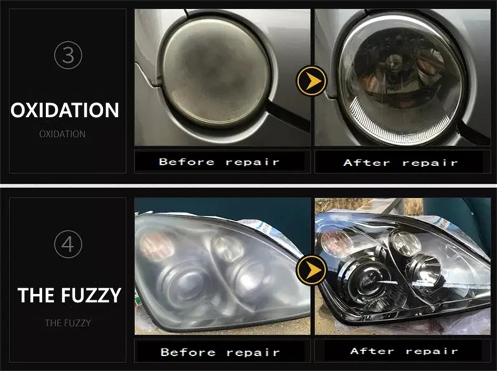 Professional Headlight Restoration Kit – 300ml Headlight Polishing & Renewal System