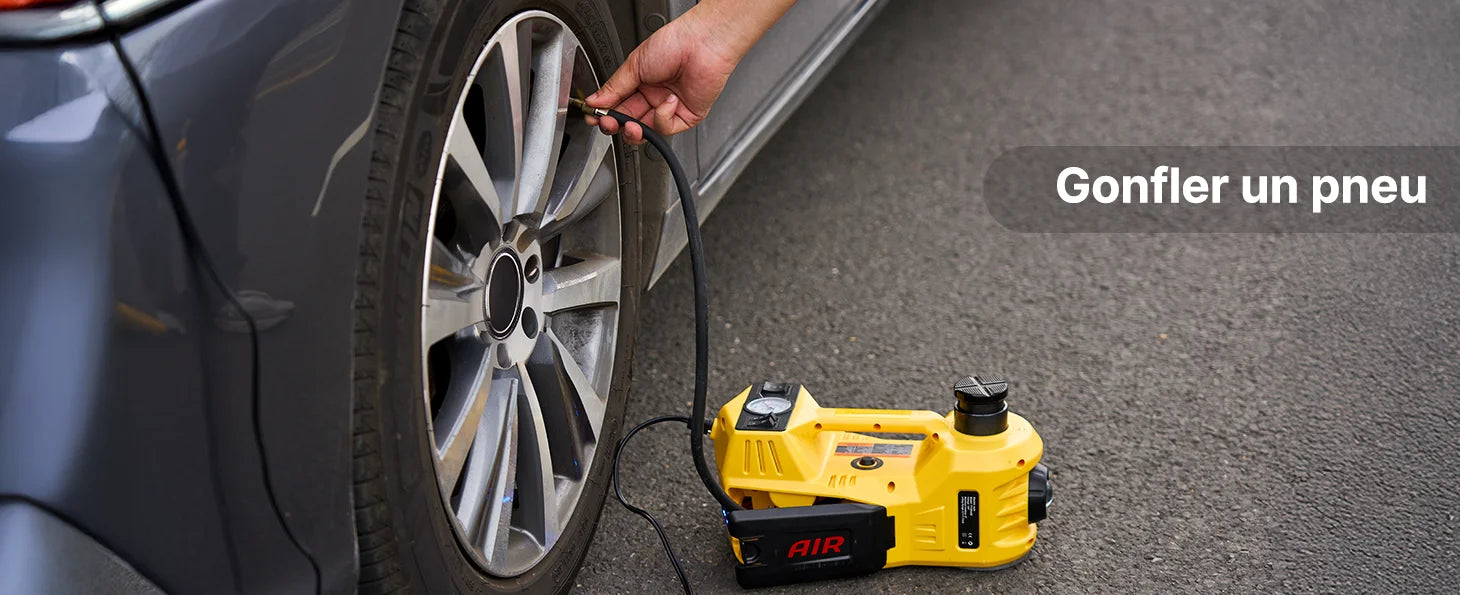 Taskstar 5-Ton Electric Car Jack Kit – 3-in-1 Electric Jack, Impact Wrench & Tire Inflator