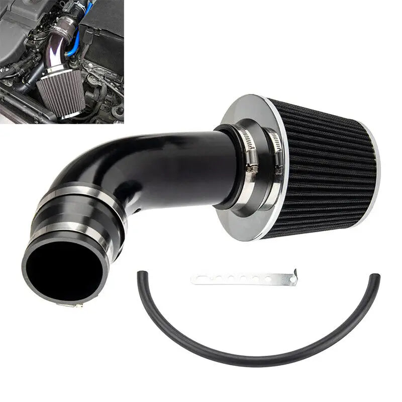 Universal 3" Cold Air Intake Kit with High-Flow Air Filter