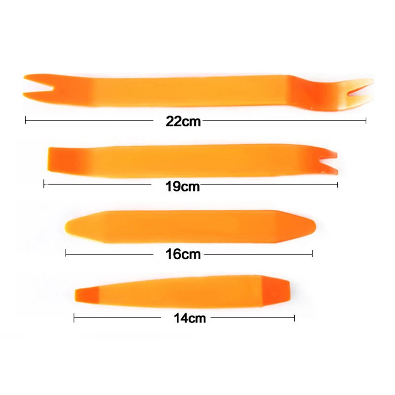4-Piece Automotive Trim & Panel Removal Tool Kit – Interior Pry Tool Set