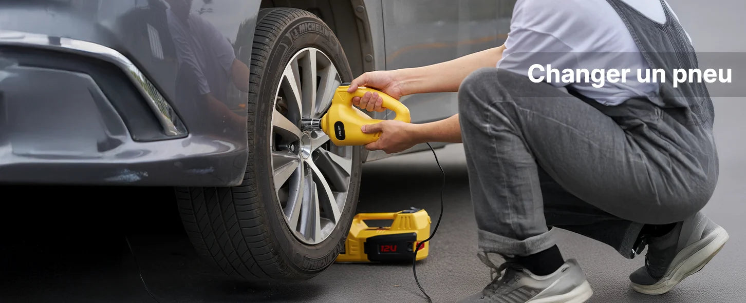 Taskstar 5-Ton Electric Car Jack Kit – 3-in-1 Electric Jack, Impact Wrench & Tire Inflator
