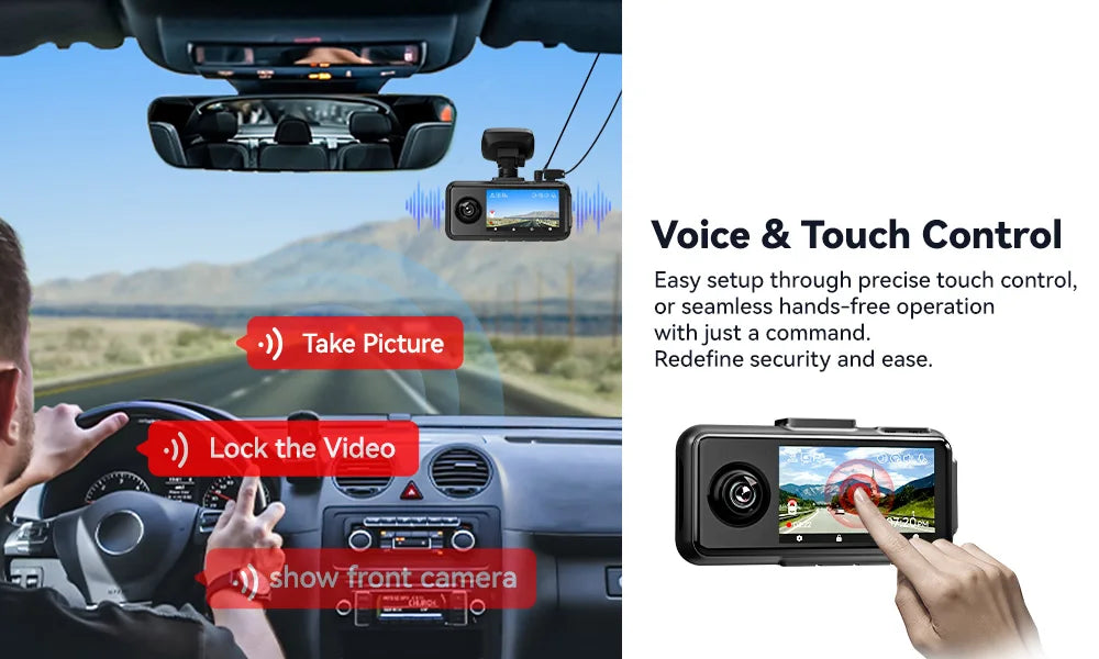 RedTiger 4K Ultra HD Dash Cam with GPS & WiFi