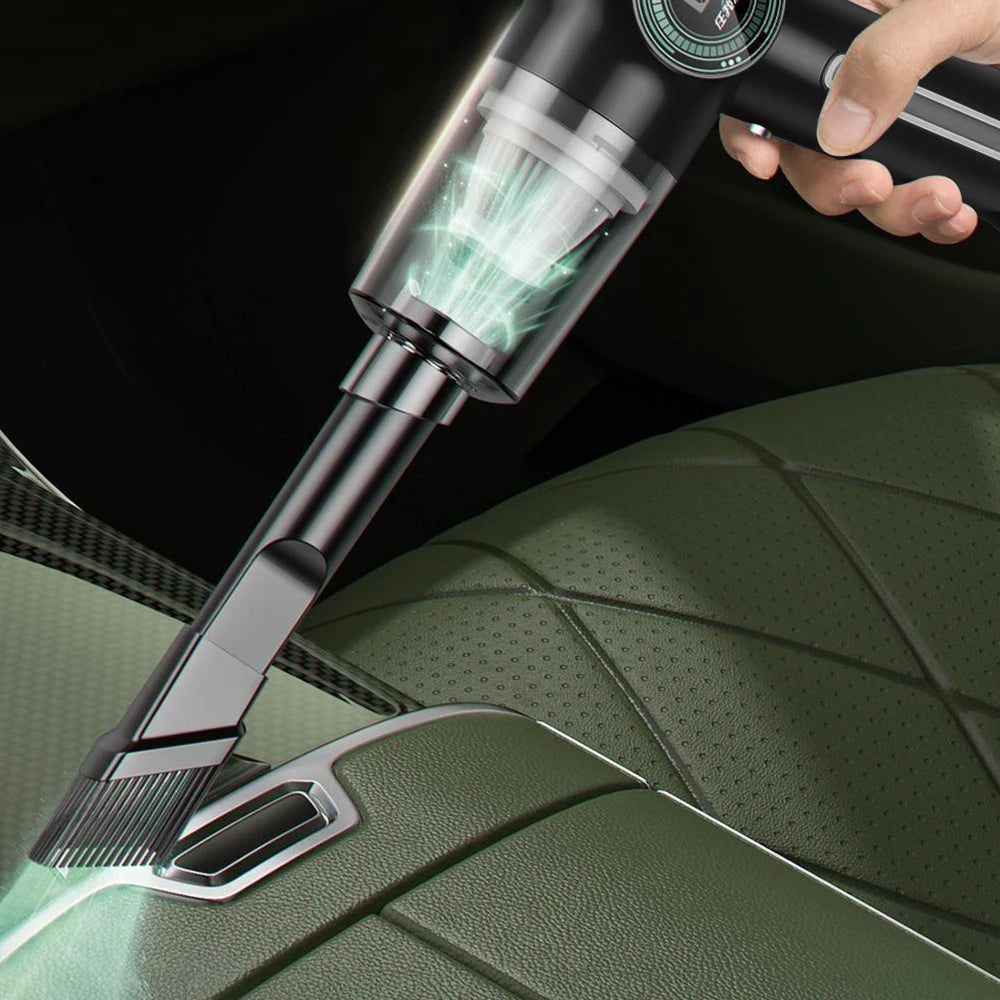 Wireless Handheld Car Vacuum Cleaner – High Power 120W Portable Air Duster & Vacuum