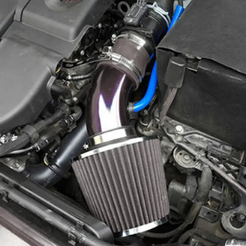 Universal 3" Cold Air Intake Kit with High-Flow Air Filter
